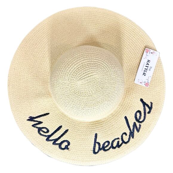Large Brim Beach Sun Hat - Picture 1 of 11